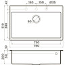Мойка OMOIKIRI TEDORI 79-CH 4993953
