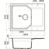 Мойка OMOIKIRI YONAKA 65-BE Artgranit/ваниль 4993342