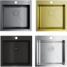 Мойка OMOIKIRI AKISAME 51-GM нерж.сталь/вороненая сталь 4973440