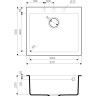 Мойка OMOIKIRI BOSEN 57-BL Tetogranit/черный 4993145